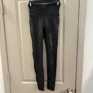 Spanx Faux Leather Leggings - Black